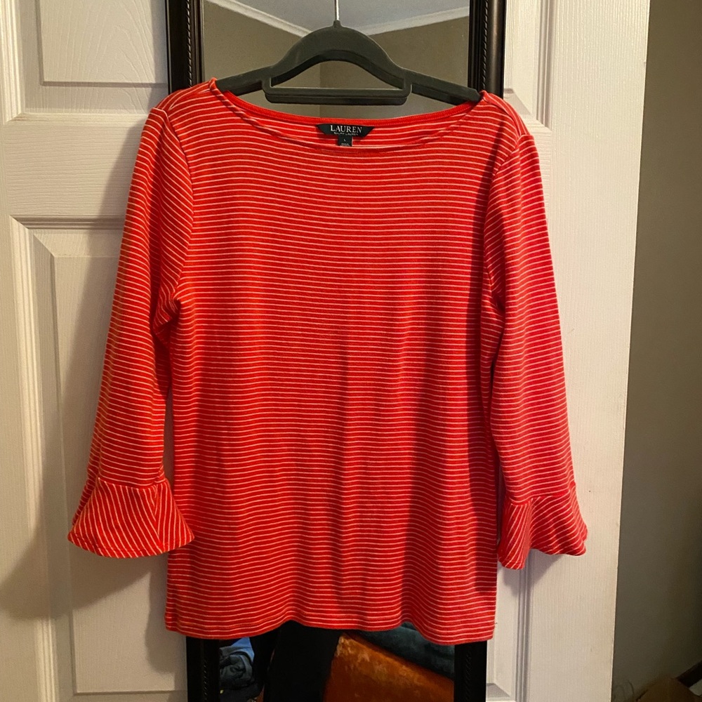 Ralph Lauren 3/4 sleeve blouse